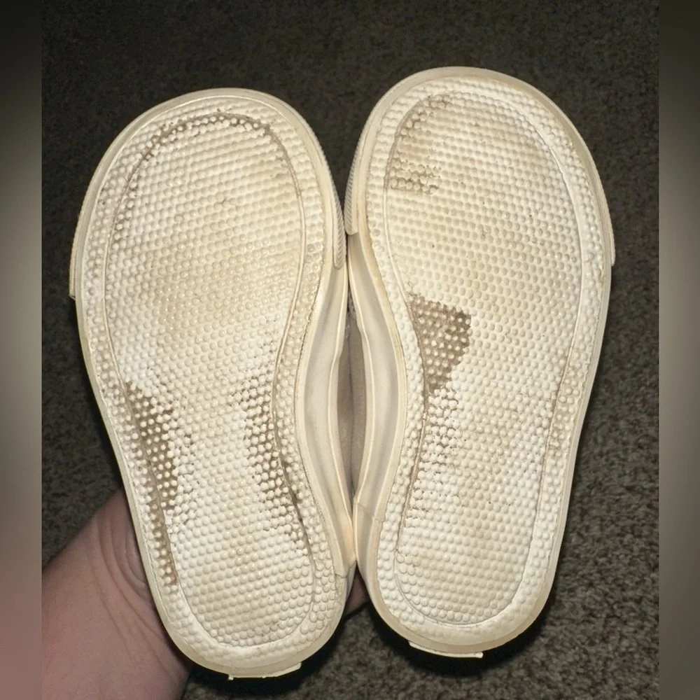 Stylish Cream and Gold Kids Shoes